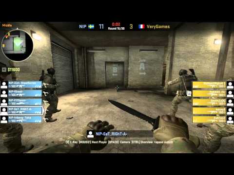 ESWC 2012 - NiP vs. VeryGames @ train