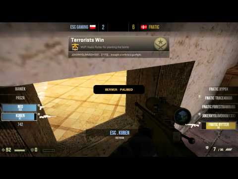 SLTV StarSeries V - fnatic vs. ESC Gaming @ mirage_csgo