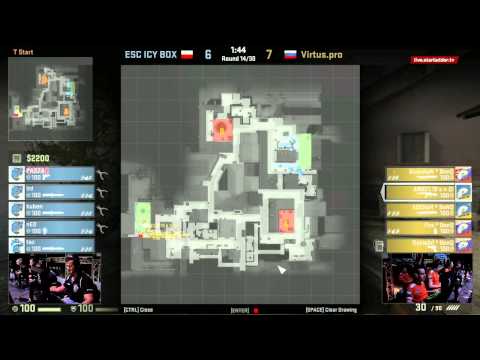 CS SLTV S6 Lan Finals ESC vs Virtus pro Game 1