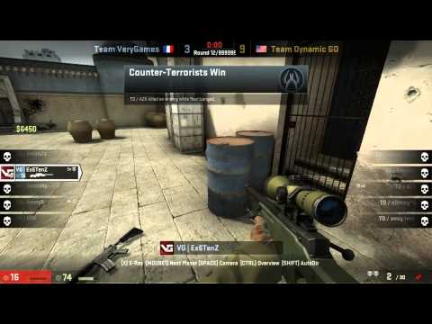 CSGO ESEA 13 LAN FINALS - VeryGames vs. Team Dynamic @ dust2
