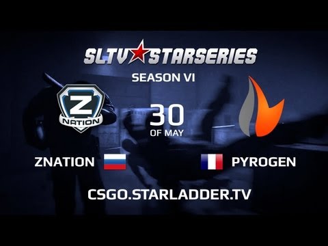 CSGO SLTV StarSeirse VI   PyRoGEN vs  zNation @ mirage