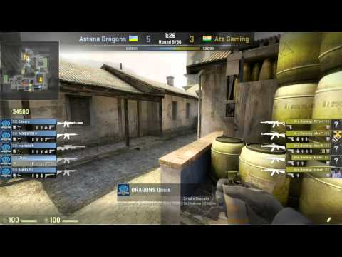 Astana Dragons vs  ATE Gaming ESWC 2013 Group C