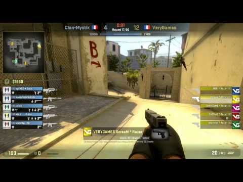 Clan Mystik vs  VeryGames map 2 mirage ESWC 2013 Grand Final