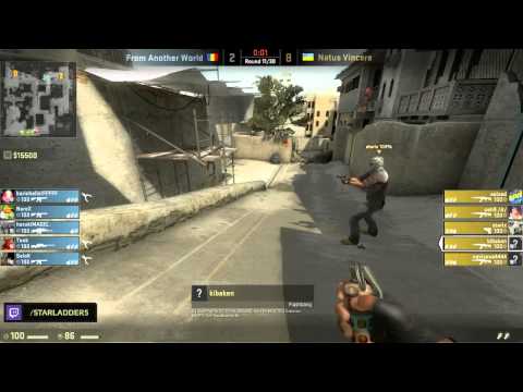 DH Bucharest Group D   Na`Vi vs  FAW @ dust2 se