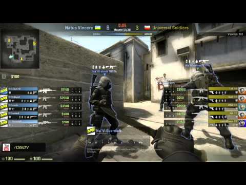 Na`Vi vs  US, StarSeries S8 map mirage
