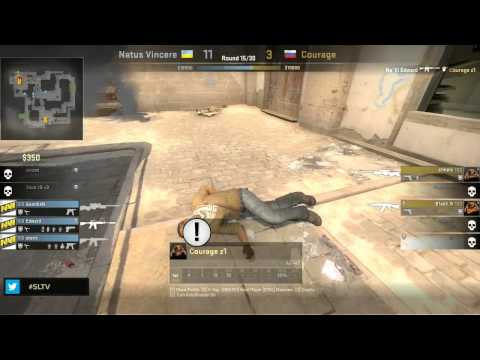 Courage vs. Na`Vi, StarSeries S9, map mirage
