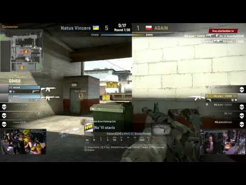 CS GO StarSeries S8 FINAL NA`VI vs AGAIN Game 1