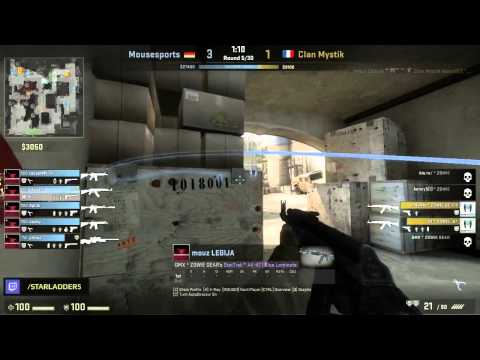 Mouesports vs  Clan Mystik, StarSeries S9, map dust2