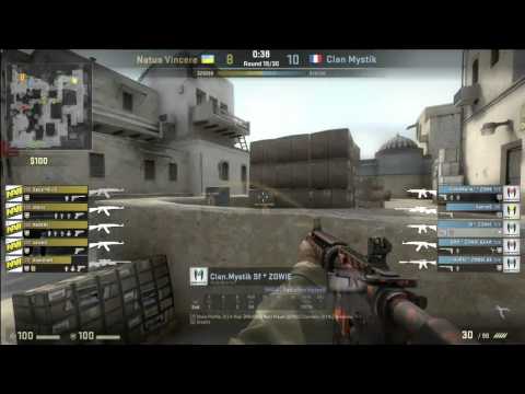 Na`Vi vs  Clan Mystik,Egamingbts #3, map dust2