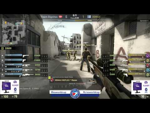 3DMAX vs  Dignitas,  ESWC Group C, map dust2