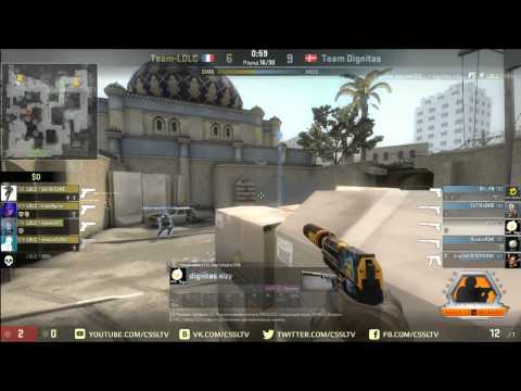 Dignitas vs  LDLC, Face it league, dust2