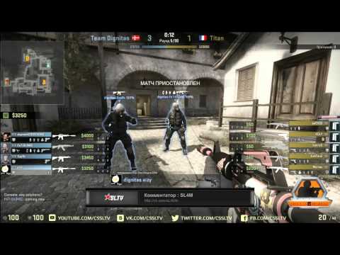 Dignitas vs  Titan, Faceit League, inferno