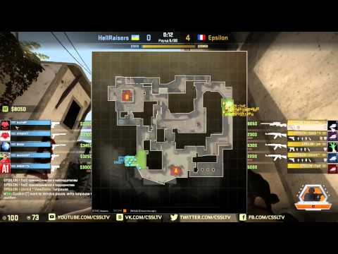 HellRaisers vs  Epsilon, Faceit League, mirage