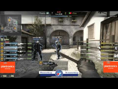 K1CK vs  Fnatic, Group A, ESWC 2014, inferno