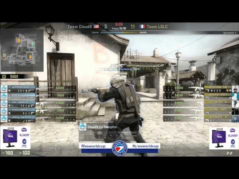 LDLC vs  Cloud9, Group B, ESWC 2014, map inferno
