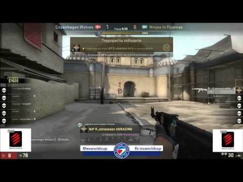 Ninjas in Pyjamas vs  CPH Wolves, ESWC Group C, map dust2
