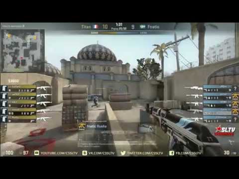 Titan vs  Fnatic, FaceIT League, dust2