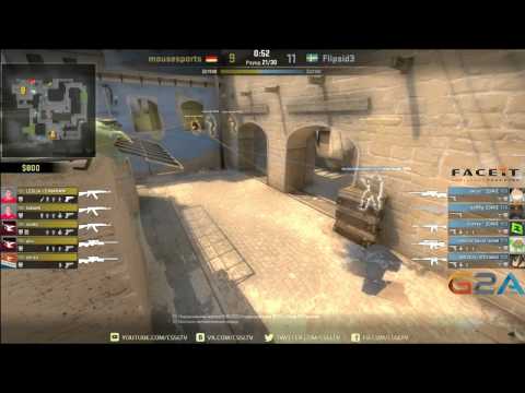 FlipSid3 vs  Mouz, G2A Cup map 1 mirage
