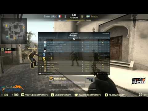 Fnatic vs  LDLC, FragBite Masters Final map 2 mirage