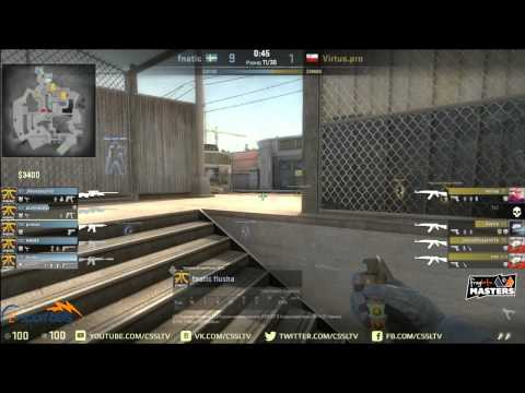 Fnatic vs  Virtus pro, FragBite Masters, lb final map 1 overpass