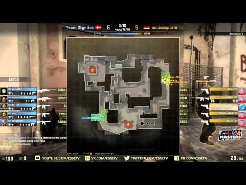 Mousesports vs  Dignitas, FragBite S3 Group B WB Final, map 2 mirage