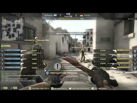 Penta Sports vs  inFame, ProSeries S11 map 2 dust2
