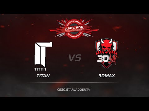 Titan vs  3DMAX, ASUS ROG Winter map cache