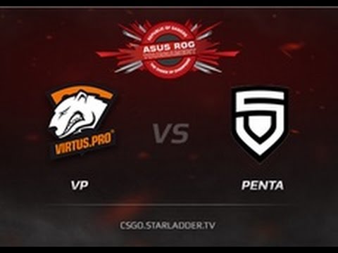 Virtus pro vs  PENTA, ASUS ROG Winter map 1 mirage