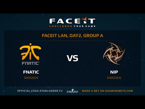 NiP vs  fnatic, FACEIT Lan Finals, map 2 dust2