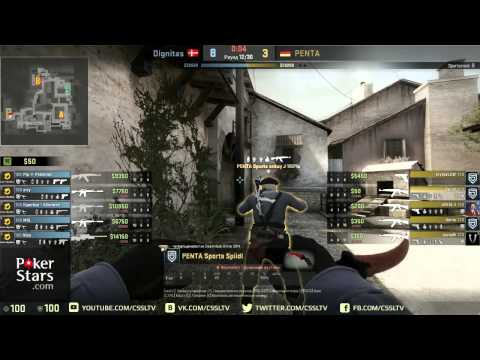 Penta vs  Dignitas, Fragbite Masters Season 4, map 1 inferno