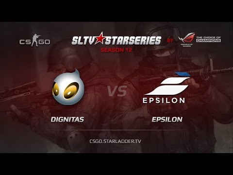 SLTV StarSeries S12 Group stage, Dignitas vs  Epsilon map 2 dust2