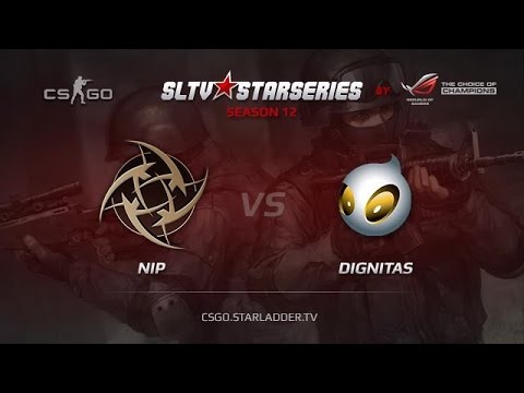 SLTV StarSeries S12 Group stage, NiP vs  Dignitas map 3 dust2