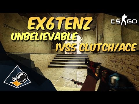 CS:GO - Ex6TenZ unbelievable 1VS5 ACE/Clutch