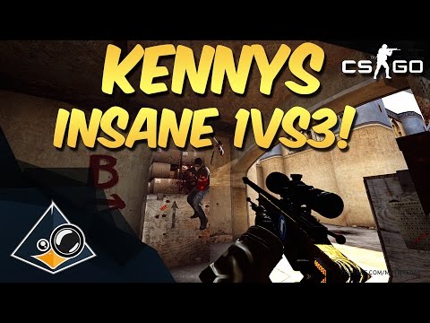 CS:GO - kennyS INSANE 1VS3