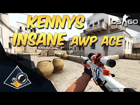CS:GO - kennyS INSANE AWP Ace