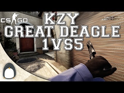 CS:GO - kzy GREAT Deagle 1vs5