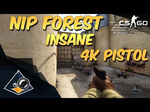 CS:GO - NiP f0rest INSANE 4k Pistol