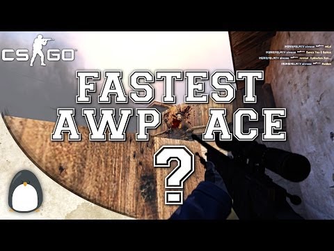 CS:GO - slivooo fastest AWP Ace yet?