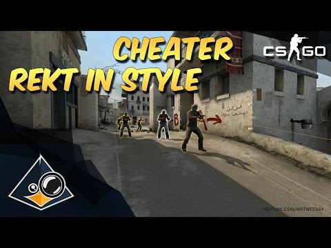 CS:GO - Cheater rekt in Style