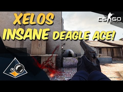 CS:GO - xelos INSANE Deagle ACE!