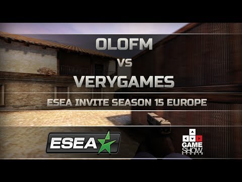 ESEA Invite Season 15 Europe: olofm vs VeryGames
