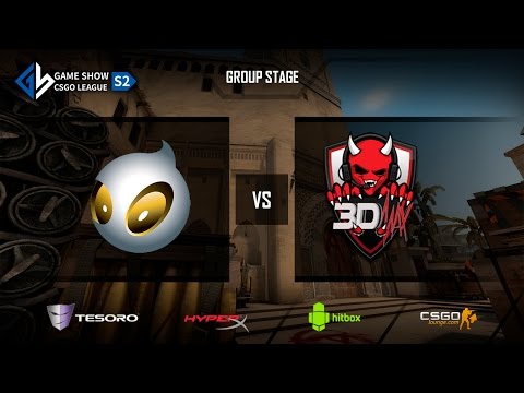 Dignitas vs. 3DMAX - Game Show CS:GO League S2 @de_mirage