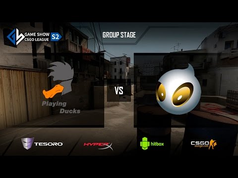 Dignitas vs. Playing Ducks - Game Show CS:GO League S2 @de_dust2