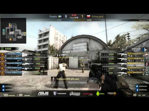 fnatic vs. Virtus.pro - Game Show CS:GO League Season 2 @de_cache