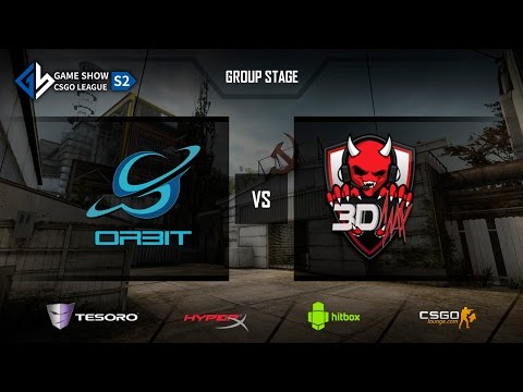 Orbit vs. 3DMAX - Game Show CS:GO League @de_cashe