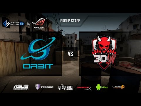 Orbit vs. 3DMAX - GameShow League S2 @de_dust2