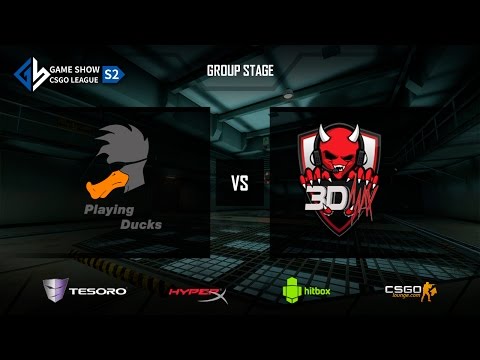 Playing Ducks vs. 3DMAX - GameShow CS:GO League@ de_nuke