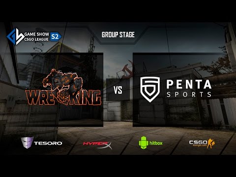 Wrecking vs. PENTA - Game Show CS:GO League Season 2 @de_cache