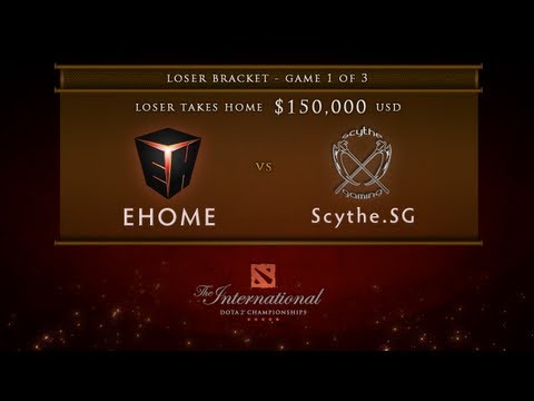 EHOME vs Scythe.SG - Game 1, Loser Bracket Finals - Chinese Commentary - Dota 2 International