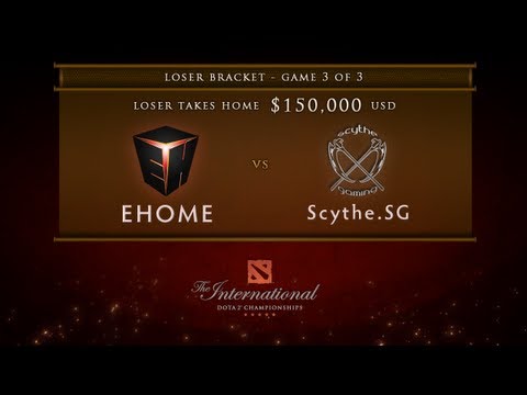 EHOME vs Scythe.SG - Game 3, Loser Bracket Finals - Dota 2 International -  English Commentary